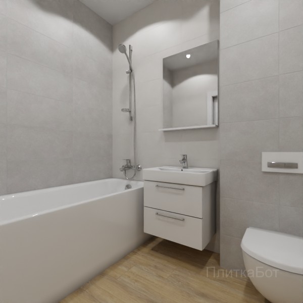 ALMA ceramica 2026, Марко, Контрастные стены, контраст у инсталляции, палубная №1