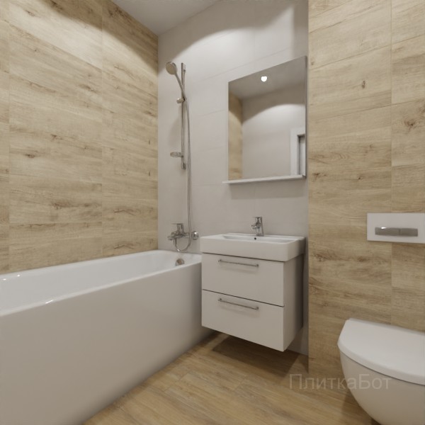 ALMA ceramica 2026, Марко, Контрастные стены, контраст у инсталляции, палубная №2