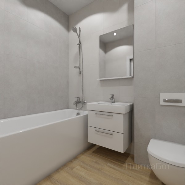 ALMA ceramica 2026, Марко, Контрастные стены вертикально, контраст у инсталляции, палубная №1