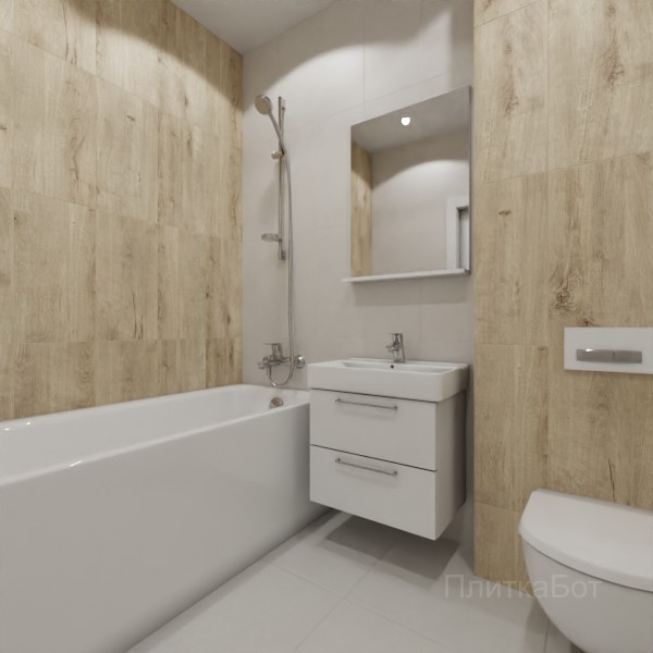 ALMA ceramica 2026, Марко, Контрастные стены вертикально, контраст у инсталляции №2