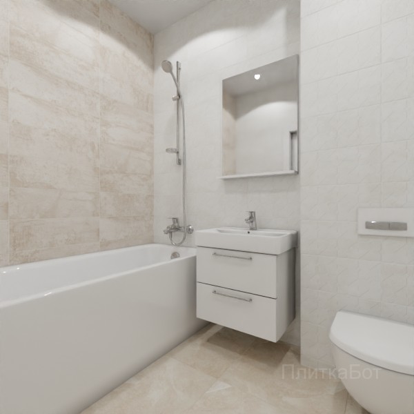 ALMA ceramica 2026, Марс (беж), Контрастные стены №4