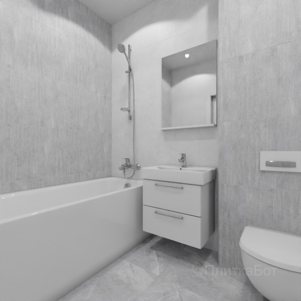 ALMA ceramica 2026, Мэдисон, Контрастные стены вертикально, контраст у инсталляции