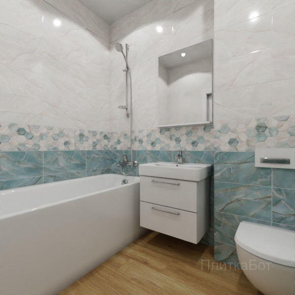 ALMA ceramica 2026, Мэритайм, Низ-верх, декор и полоса, палубная №1