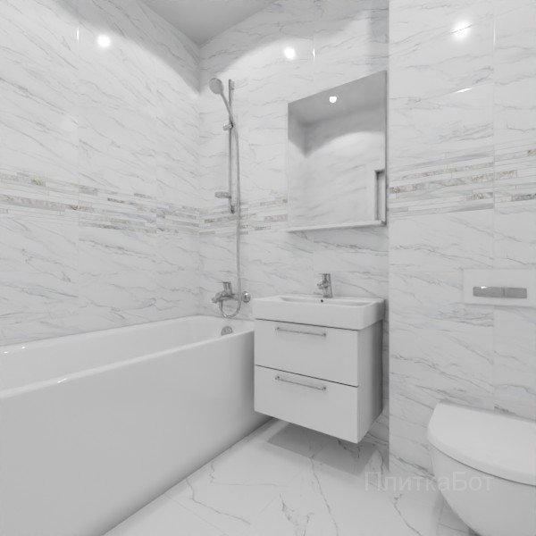 ALMA ceramica 2026, Меркурий, Декор по центру №1