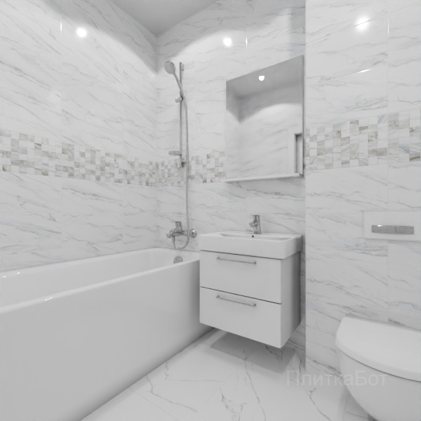 ALMA ceramica 2026, Меркурий, Декор по центру №2