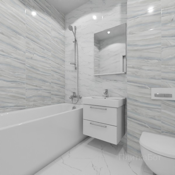 ALMA ceramica 2026, Меркурий, Контрастные стены, контраст у инсталляции