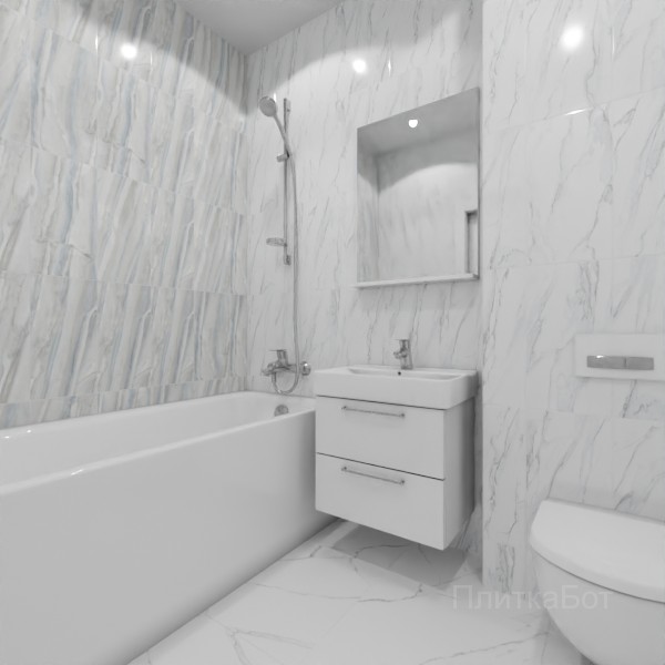 ALMA ceramica 2026, Меркурий, Контрастные стены вертикально