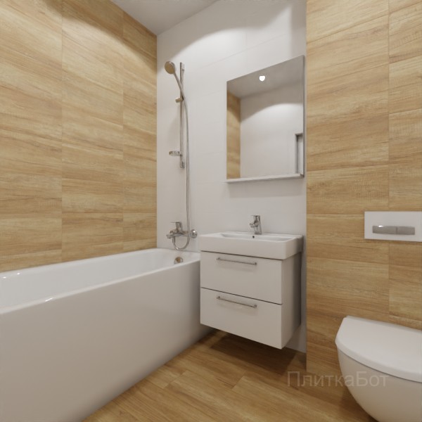 ALMA ceramica 2026, Милони, Контрастные стены, контраст у инсталляции, палубная №1