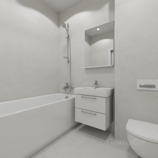 ALMA ceramica 2026, Мурал, Без декора №4