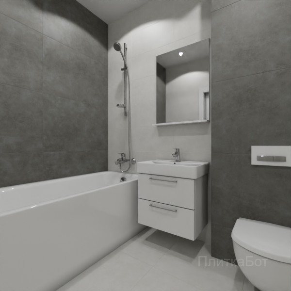 ALMA ceramica 2026, Мурал, Контрастные стены, контраст у инсталляции №1
