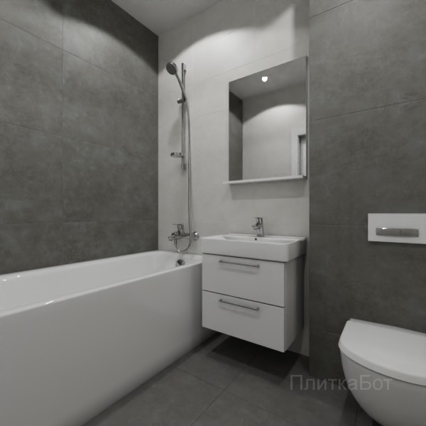 ALMA ceramica 2026, Мурал, Контрастные стены, контраст у инсталляции №2