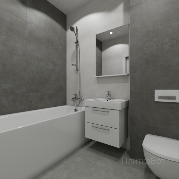 ALMA ceramica 2026, Мурал, Контрастные стены, контраст у инсталляции №3