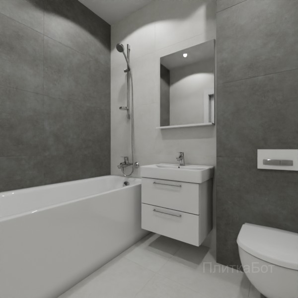 ALMA ceramica 2026, Мурал, Контрастные стены, контраст у инсталляции №7