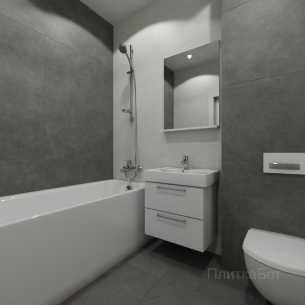 ALMA ceramica 2026, Мурал, Контрастные стены, контраст у инсталляции №8