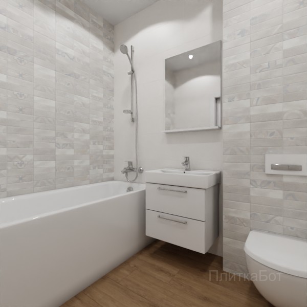 ALMA ceramica 2026, Муретто, Контрастные стены, контраст у инсталляции, палубная №1