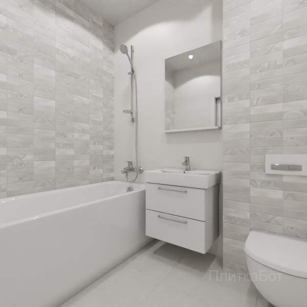 ALMA ceramica 2026, Муретто, Контрастные стены, контраст у инсталляции №1