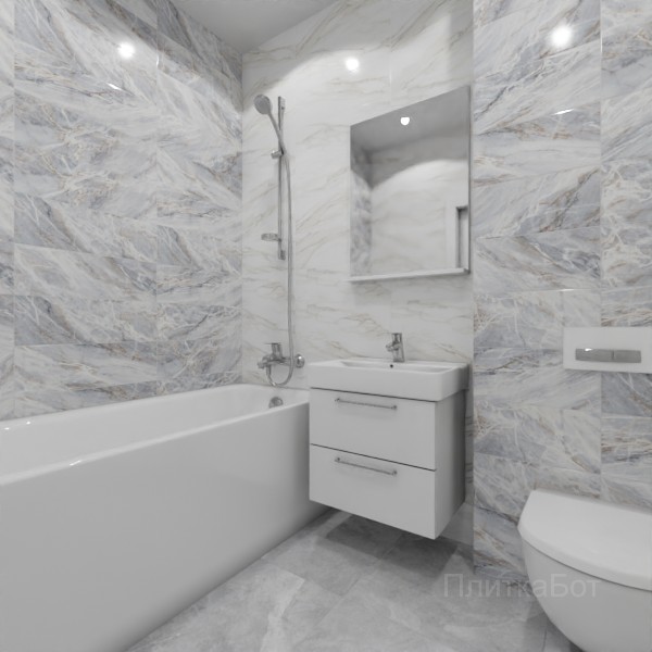 ALMA ceramica 2026, Натива, Контрастные стены, контраст у инсталляции №2