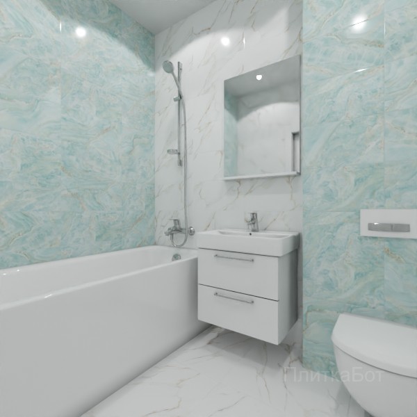 ALMA ceramica 2026, Невада, Контрастные стены, контраст у инсталляции №1
