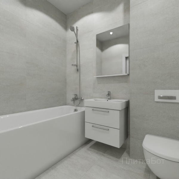 ALMA ceramica 2026, Никос, Контрастные стены, контраст у инсталляции №1