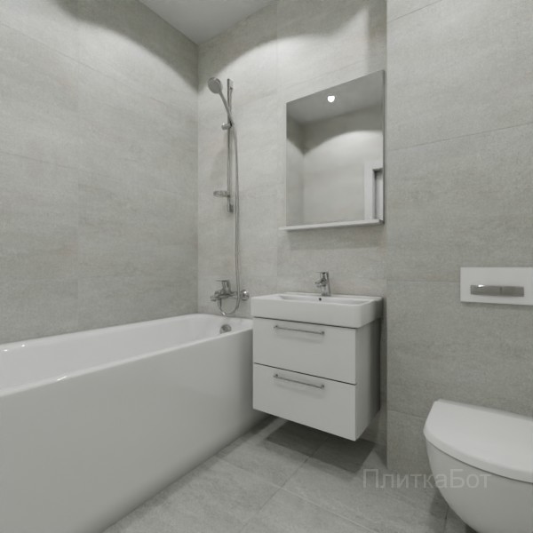 ALMA ceramica 2026, Никос, Контрастные стены, контраст у инсталляции №2