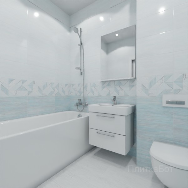 ALMA ceramica 2026, Норт, Низ-верх, декор и полоса, палубная