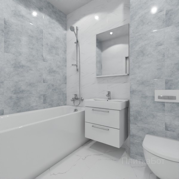 ALMA ceramica 2026, Нью-Йорк, Контрастные стены, контраст у инсталляции №1