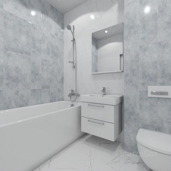 ALMA ceramica 2026, Нью-Йорк, Контрастные стены вертикально, контраст у инсталляции №1