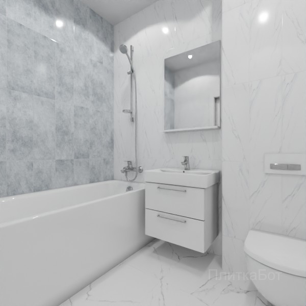 ALMA ceramica 2026, Нью-Йорк, Контрастные стены вертикально №1