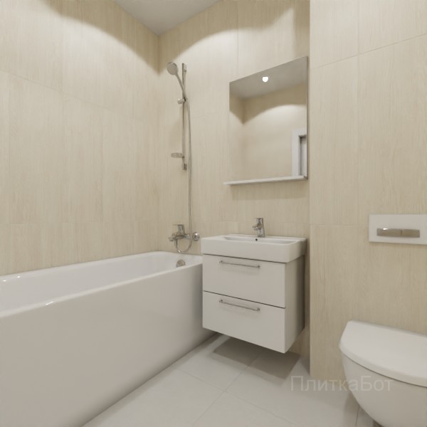 ALMA ceramica 2026, Патио, Контрастные стены вертикально №1