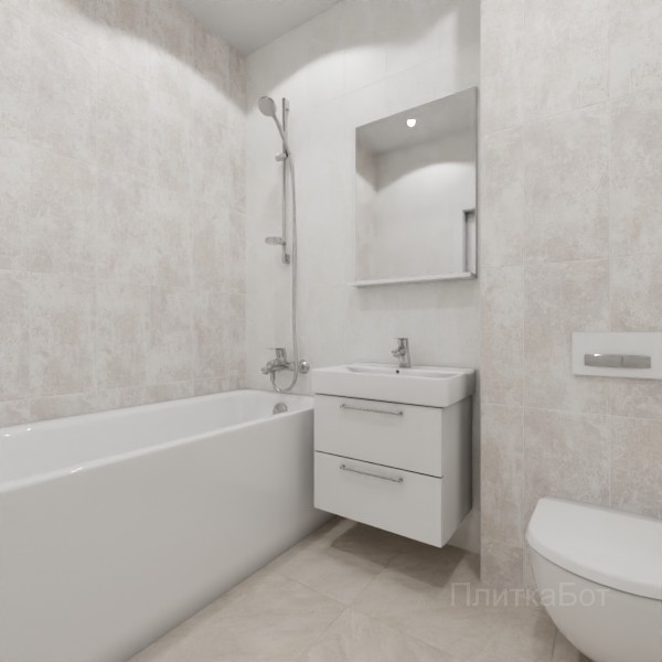 ALMA ceramica 2026, Пьемонт, Контрастные стены вертикально, контраст у инсталляции