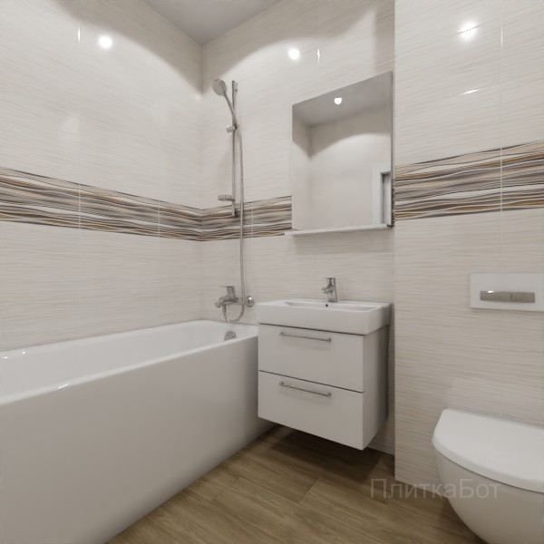 ALMA ceramica 2026, Плессо, Декор по центру, палубная №2