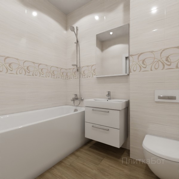 ALMA ceramica 2026, Плессо, Декор по центру, палубная №3