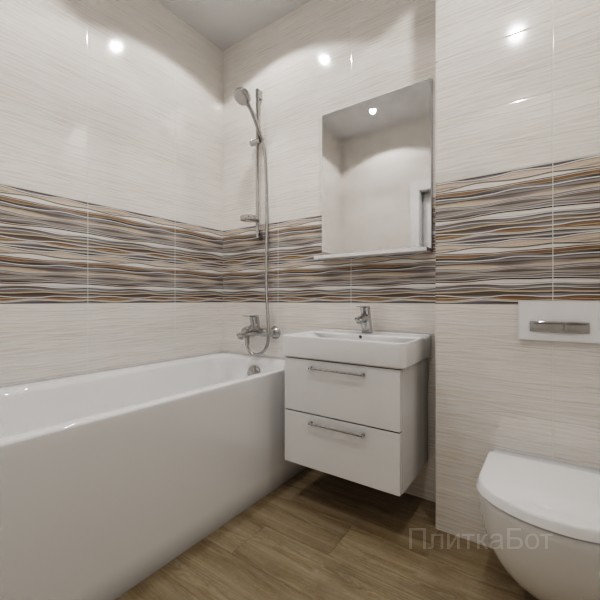 ALMA ceramica 2026, Плессо, Два декора, палубная №2