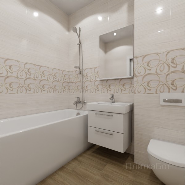 ALMA ceramica 2026, Плессо, Два декора, палубная №3