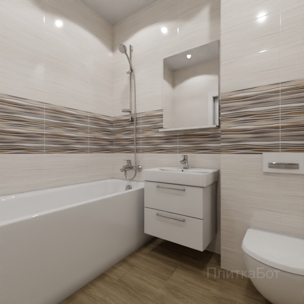 ALMA ceramica 2026, Плессо, Два декора, палубная №4