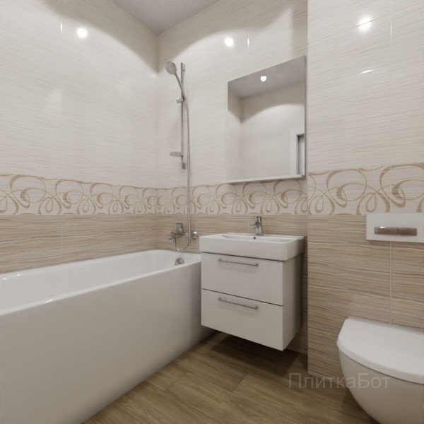 ALMA ceramica 2026, Плессо, Низ-верх и декор, палубная №1