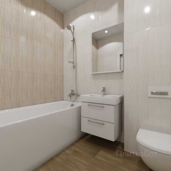 ALMA ceramica 2026, Плессо, Контрастные стены вертикально, палубная №1