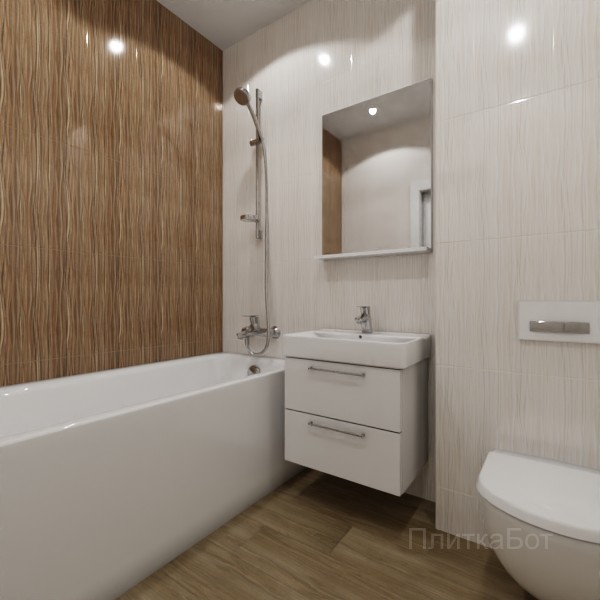 ALMA ceramica 2026, Плессо, Контрастные стены вертикально, палубная №5