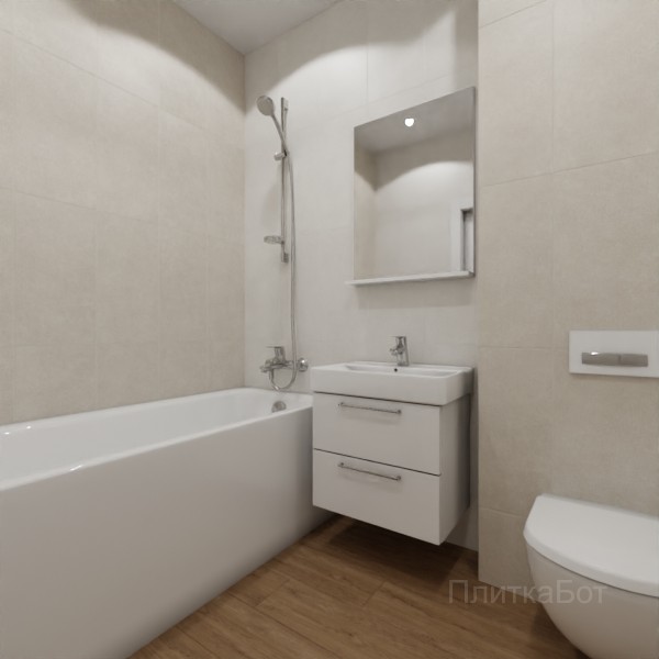 ALMA ceramica 2026, Прокси, Контрастные стены вертикально, контраст у инсталляции, палубная №2