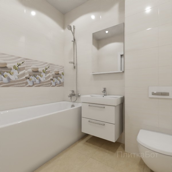 ALMA ceramica 2026, Релакс, Панно над ванной №2