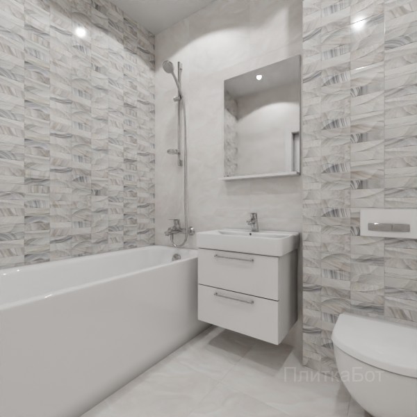 ALMA ceramica 2026, Риола, Контрастные стены, контраст у инсталляции №1