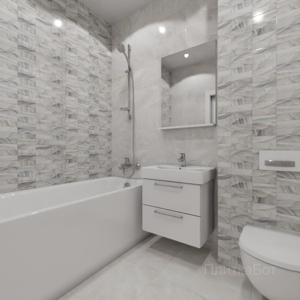 ALMA ceramica 2026, Риола, Контрастные стены, контраст у инсталляции №2