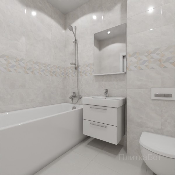 ALMA ceramica 2026, Риволи, Декор по центру №1