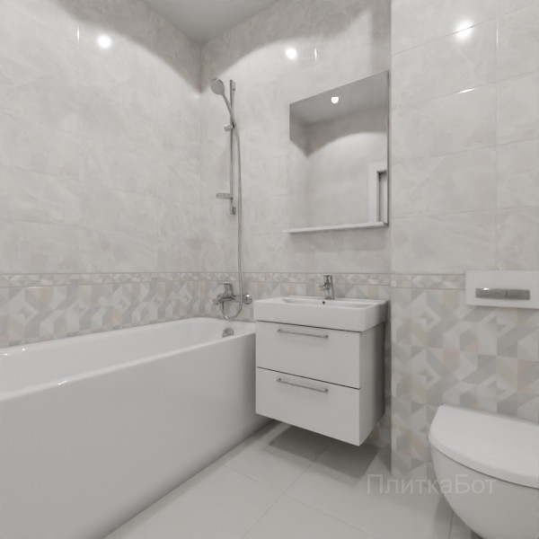 ALMA ceramica 2026, Риволи, Низ-верх и бордюр №3