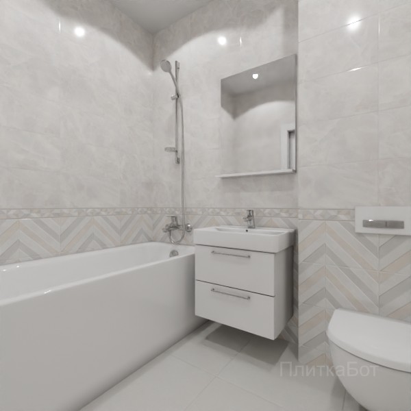 ALMA ceramica 2026, Риволи, Низ-верх и бордюр №4