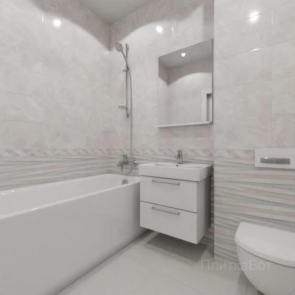ALMA ceramica 2026, Риволи, Низ-верх и бордюр №10