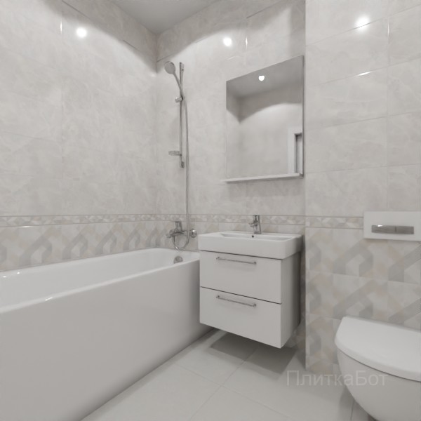 ALMA ceramica 2026, Риволи, Низ-верх, бордюр и полоса №2