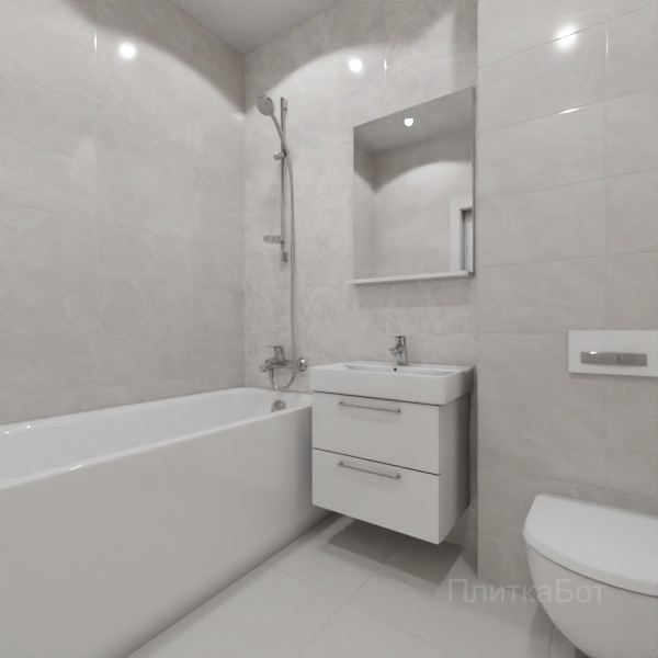ALMA ceramica 2026, Риволи, Контрастные стены, контраст у инсталляции №1