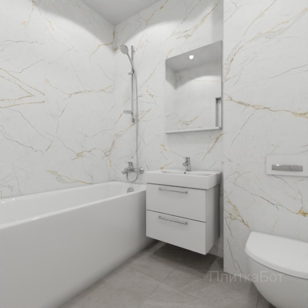 ALMA ceramica 2026, Рок Лайн, Без декора №3