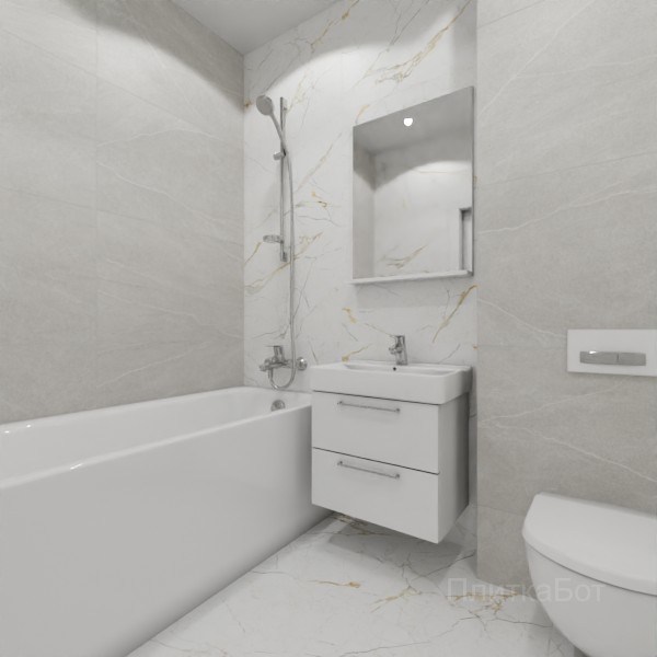 ALMA ceramica 2026, Рок Лайн, Контрастные стены, контраст у инсталляции №9